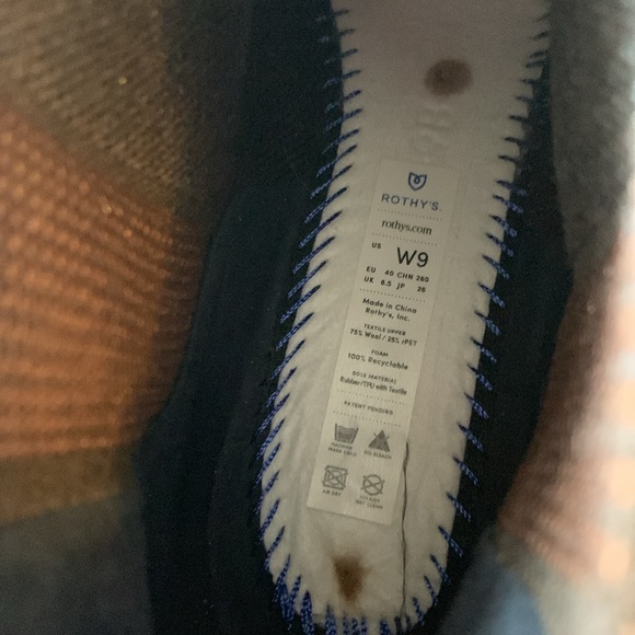 Rothy's Merino Ankle Boot Wool Blend Cocoa Brown Size 9 - Picture 12 of 12